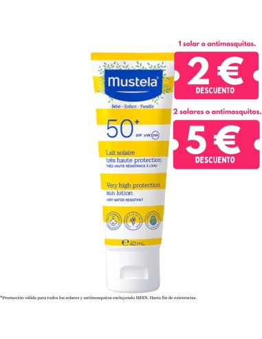 Loción Solar SPF50 40ml - Mustela