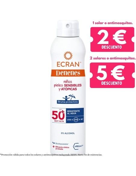Spray protector solar FPS50 (250ml) | Denenes Ecran - Nappy.es