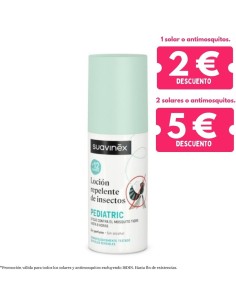 Loción Repelente Mosquitos e Insectos Suavinex | Apto Bebés +12 Meses 100 ml