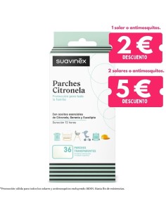 Parches Antimosquitos Citronela Suavinex 36 uds – Protección Bebé
