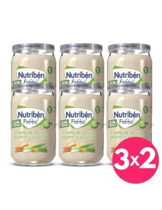Potito Crema de Patatas, Puerro y Zanahoria | Nutribén - Nappy.es