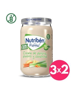 Potito Crema de Patatas, Puerro y Zanahoria | Nutribén - Nappy.es