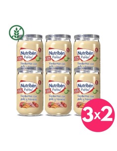 Potito Verduritas con Pollo y Ternera | Nutribén - Nappy.es