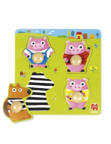 Puzzle 3 Little Pigs - Puzzle Educativo Los Tres Cerditos