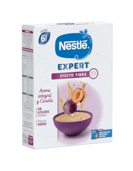 Papilla de avena integral con ciruela 250gr 6M+ | Nestlé - Nappy.es
