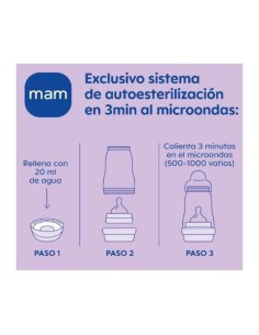 Biberón Easy Start Anti-Colic 160ml BRILLANTE Azul - Biberón Anticólico para Bebés 2