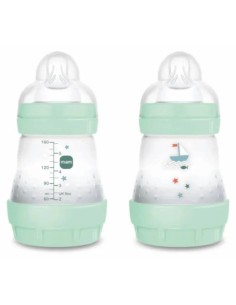 Biberón Easy Start Anti-Colic 160ml BRILLANTE Azul - Biberón Anticólico para Bebés