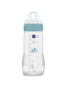 Biberón Easy Active azul (330ml) | Mam Baby - Nappy.es