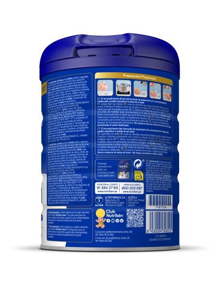 Nutribén innova® 1 Leche de Fórmula para Recién Nacido | Nueva Fórmula | 800 g