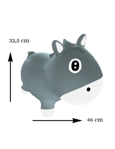 Caballo Saltarín Azul Kidzzfarm +12M | Equilibrio y Diversión