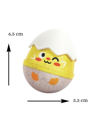 Felices sonajeros tambaleantes de polluelos 0m+ Hape | Nappy.es
