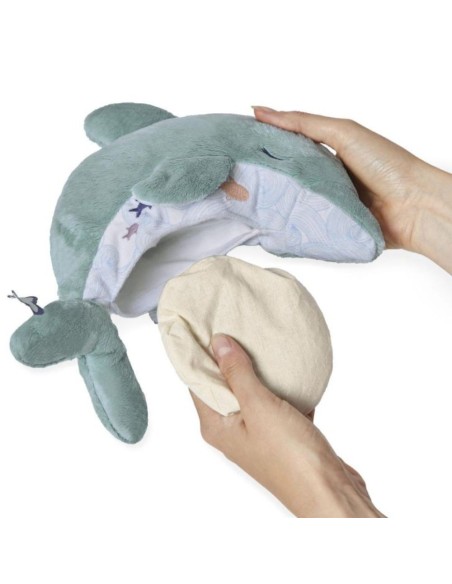 Cojín Térmico y Peluche Delfín Lavanda Kaloo | Nappy.es