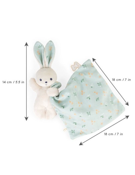 Doudou Conejo Mantita Cítricos Material Reciclado Kaloo | Nappy.es