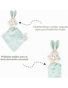 Doudou Conejo Mantita Cítricos Material Reciclado Kaloo | Nappy.es 2