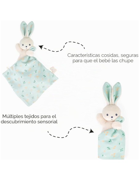 Doudou Conejo Mantita Cítricos Material Reciclado Kaloo | Nappy.es