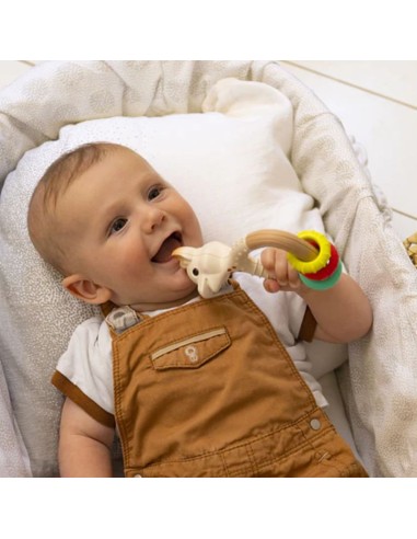 Sonajero Bioplástico Ecológico SO'PURE Natur'rings | Nappy.es