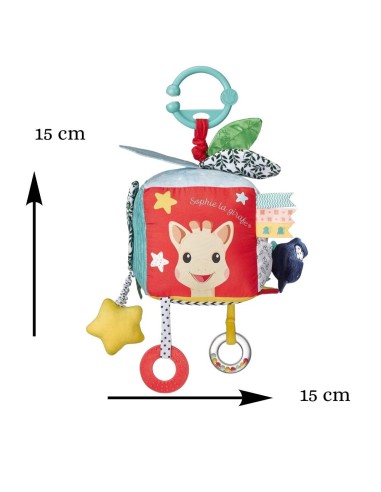 Maxi Cubo Sensorial 9 Actividades Sophie la girafe | Nappy.es
