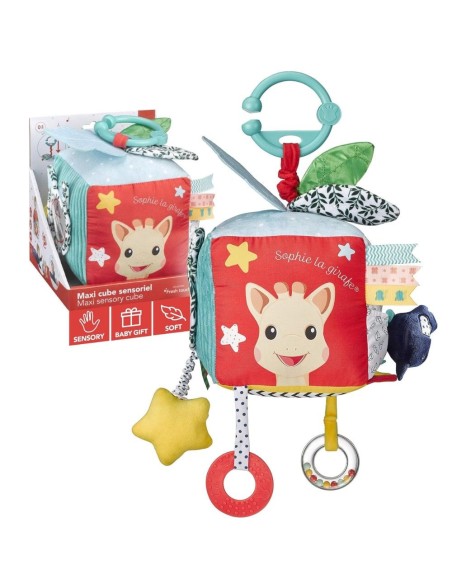 Maxi Cubo Sensorial 9 Actividades Sophie la girafe | Nappy.es