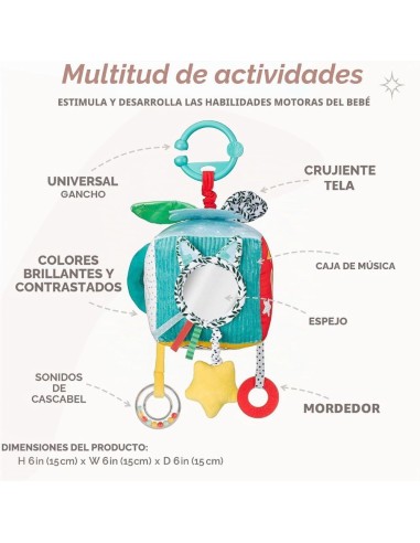 Maxi Cubo Sensorial 9 Actividades Sophie la girafe | Nappy.es
