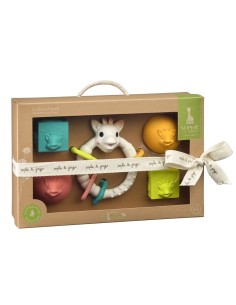 Pack Regalo Sophie la girafe Mordedor, Bolas y Cubos Vulli | Nappy.es