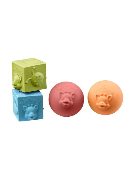 Pack Regalo Sophie la girafe Mordedor, Bolas y Cubos Vulli | Nappy.es