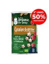 Puff snack orgánico de cereales y frambuesa 35gr | Gerber - Nappy.es