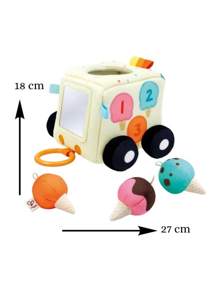 Camión de Helados Sensorial Hape 6M+ | Juguete bebé