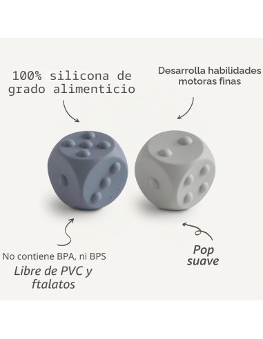 Pack 2  dados Pop It | Mushie - Nappy.es