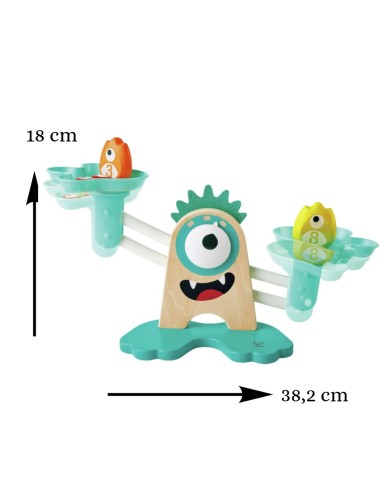 Báscula matemática monstruosa 3A+ | Hape - Nappy.es
