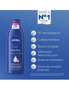 Loción Corporal NIVEA Body Nutritivo 250ml Piel Seca | Nappy.es 2
