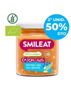 Oferta Tarrito de CA-CHI-TOS de lenteja roja con quinoa. 230g +10M Smi