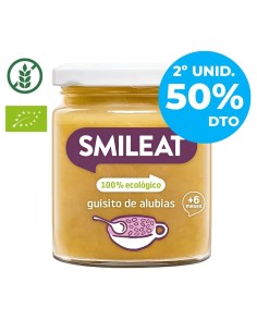 Oferta Potito guisito de alubias ecológico tarrito 230g. +6M Smileat