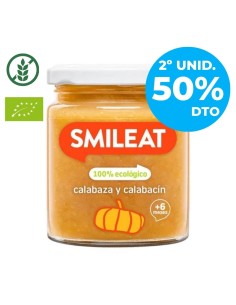 Oferta Potito calabaza y calabacín ecológico tarrito 230g. +6M Smileat