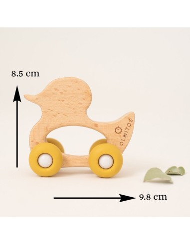 Animales de Madera de Haya con Ruedas Olmitos | Nappy.es