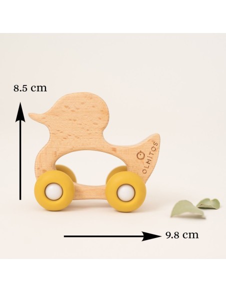 Animales de Madera de Haya con Ruedas Olmitos | Nappy.es
