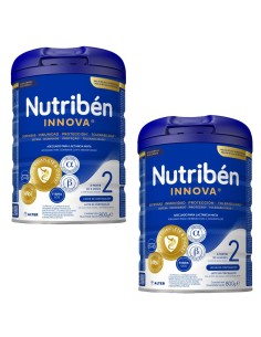 Oferta Pack 2 uds. Leche de formula Innova 2 800g. +6M Nutribén