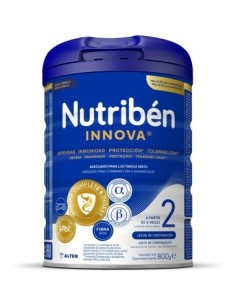 Pack 4 leche de continuación Innova 2 800g | Nutribén - Nappy.es 2