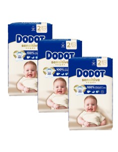 Dodot Sensitive Talla 2 (522 uds) - Pack 3 Cajas | Nappy