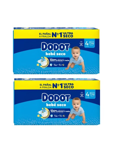 Pack Dodot talla 4 bebe seco - Nappy.es