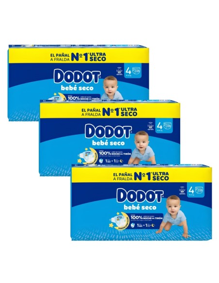 Pack Dodot talla 4 bebe seco - Nappy.es