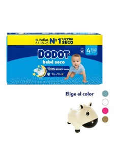 Pack Pañales Dodot Talla 4 (116 uds) + Caballo Saltarín Kidzzfarm