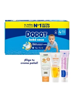 Pack Talla 4 Dodot 116uds + Elegir Crema Pañal