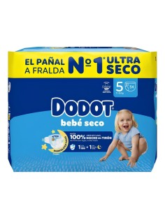 [ OFERTAS Pañales DODOT ] pañales dodotTalla 5 bebe-seco 54 uds.