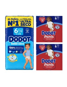 Pack [ Talla 6 Bebé seco + Pants Talla 6 ( +15 kg ) ] - Nappy.es