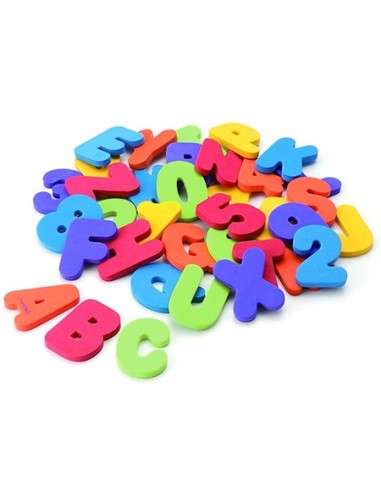 Juguete baño - Letras y números