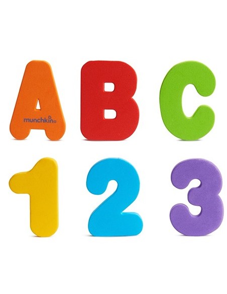 Juguete baño - Letras y números