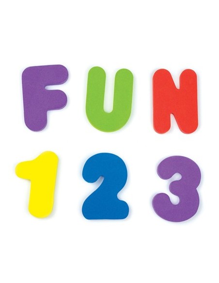 Juguete baño - Letras y números