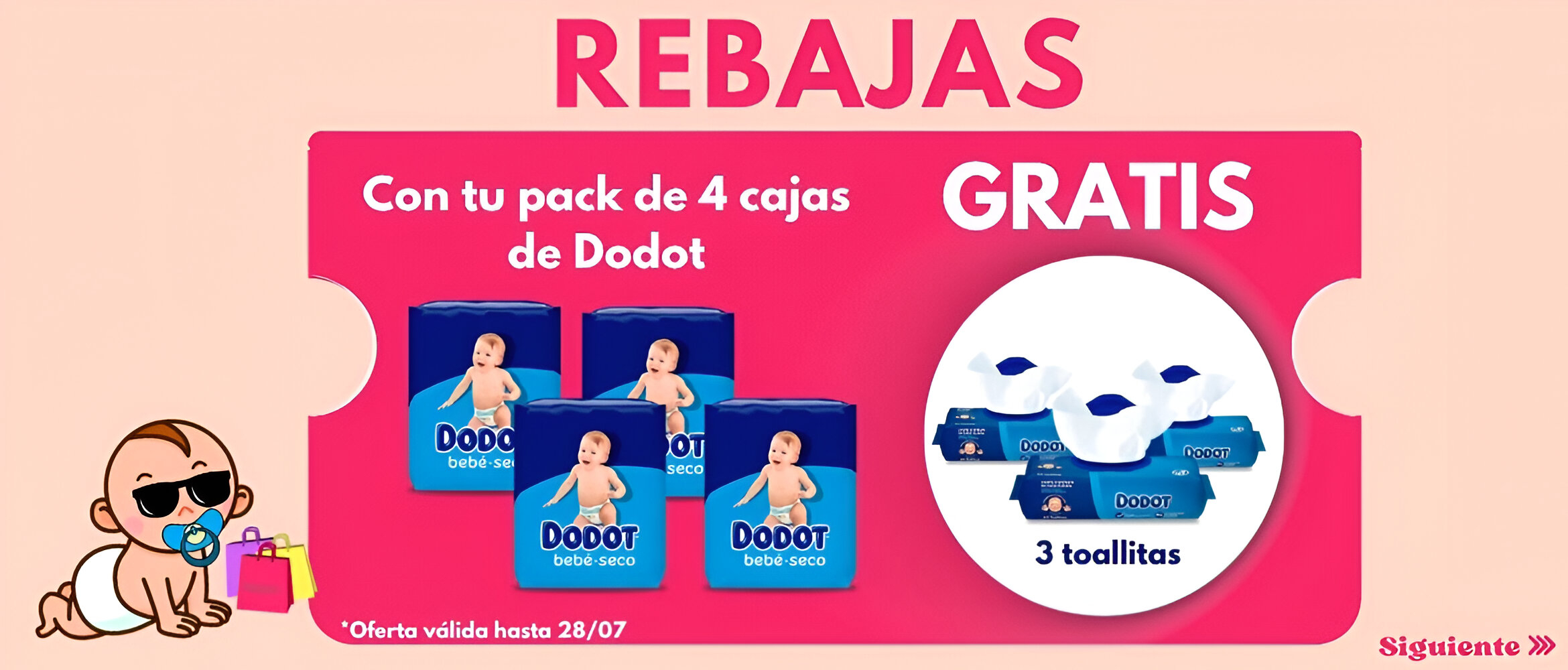 Dodot toallitas 